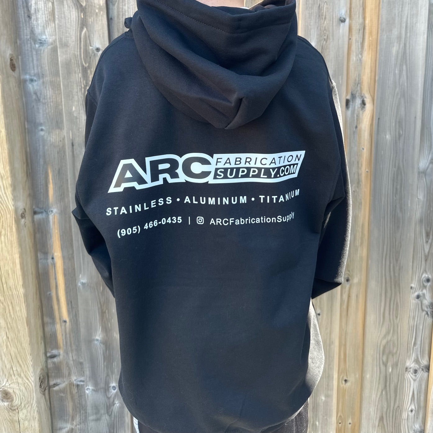 ARC Hoodie Back - Black 
