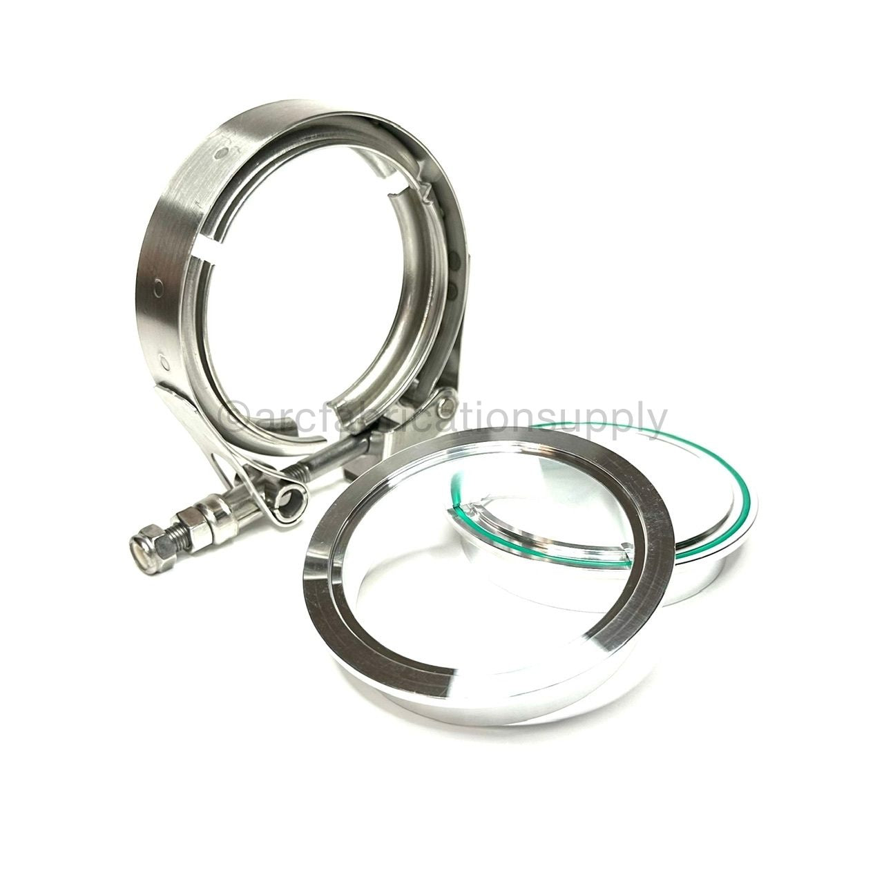 Aluminum V-Band Clamp and Flanges