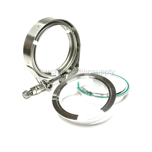 Aluminum V-Band Clamp and Flanges