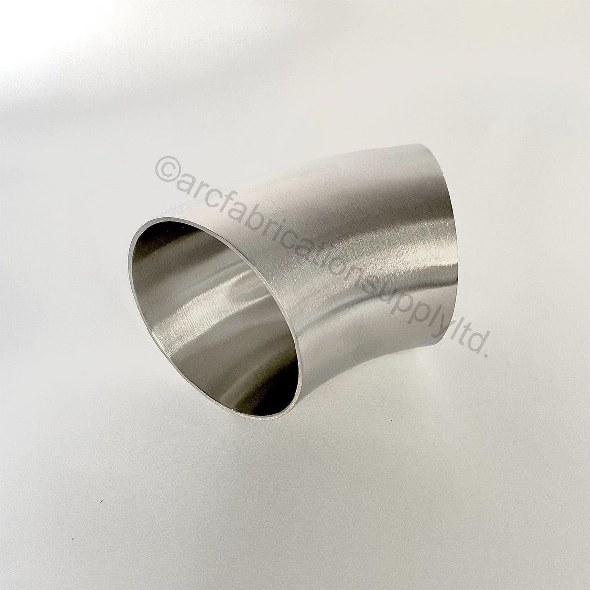 Mandrel Bend  2.5" 45 Stainless Steel 1D Tight Radius