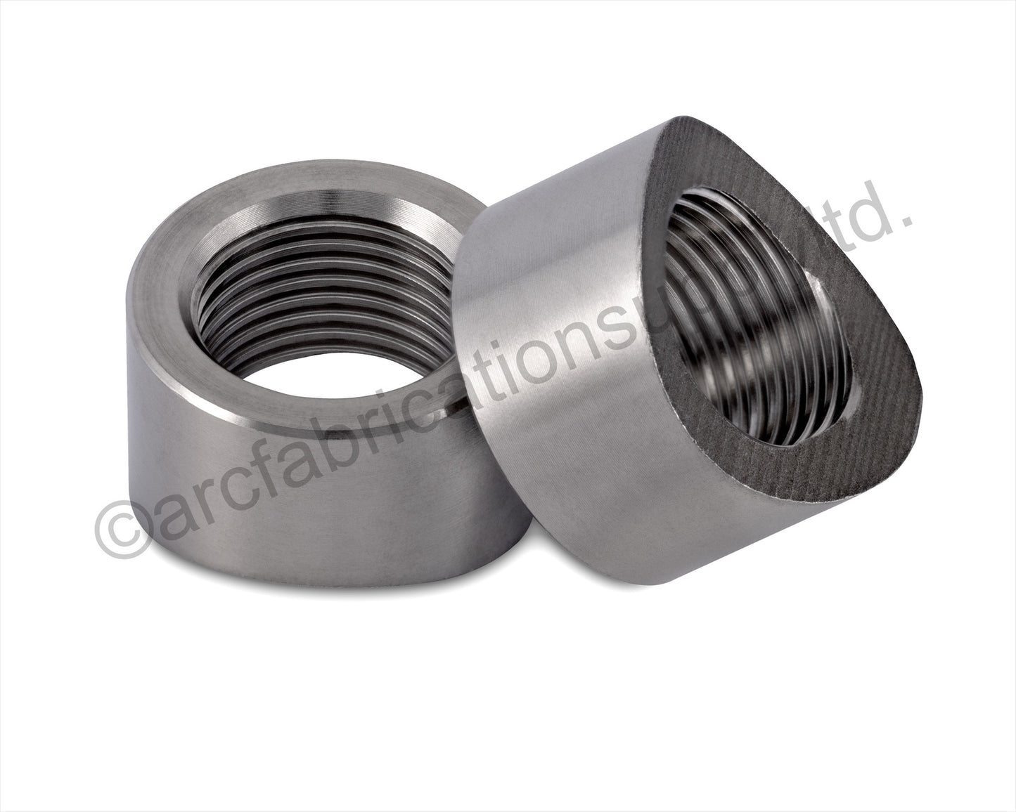 Stainless Steel O2 Sensor Bung M18x1.5 - Curved or Coped style